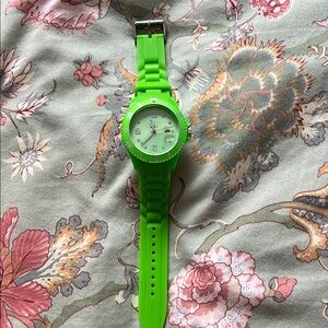 Vibrant Green Silicone Watch